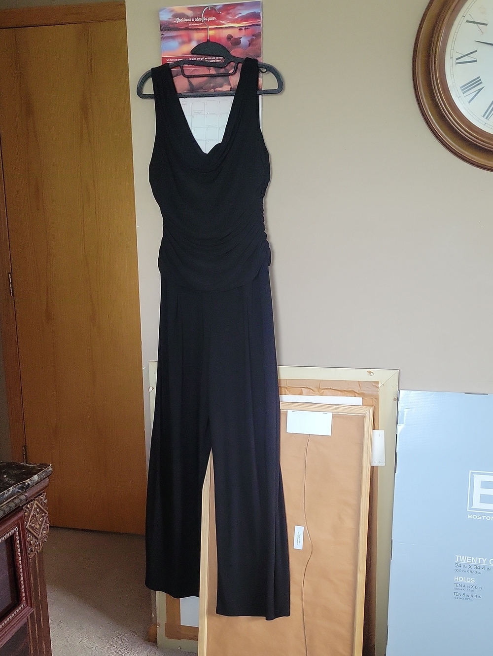 Elegant Black Sleeveless Jumpsuit